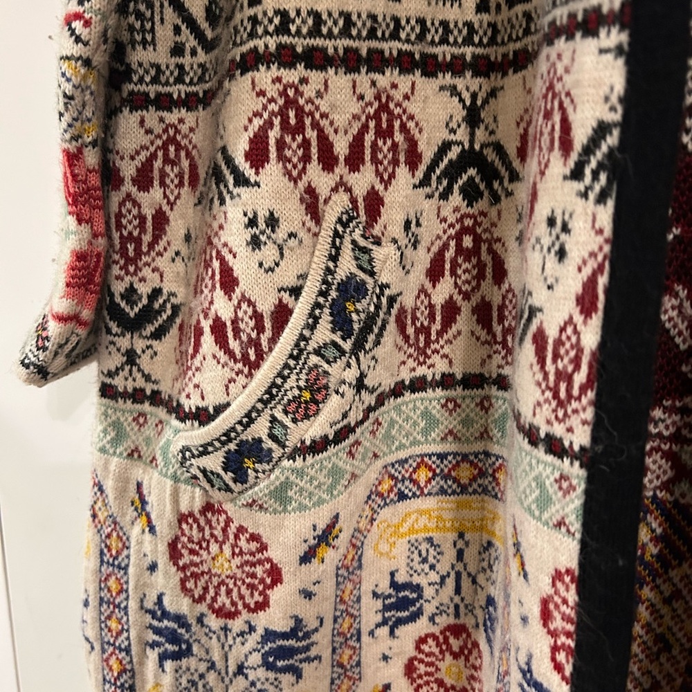 Sundance Colorful Patterned Long Coat - Picture 4 of 5